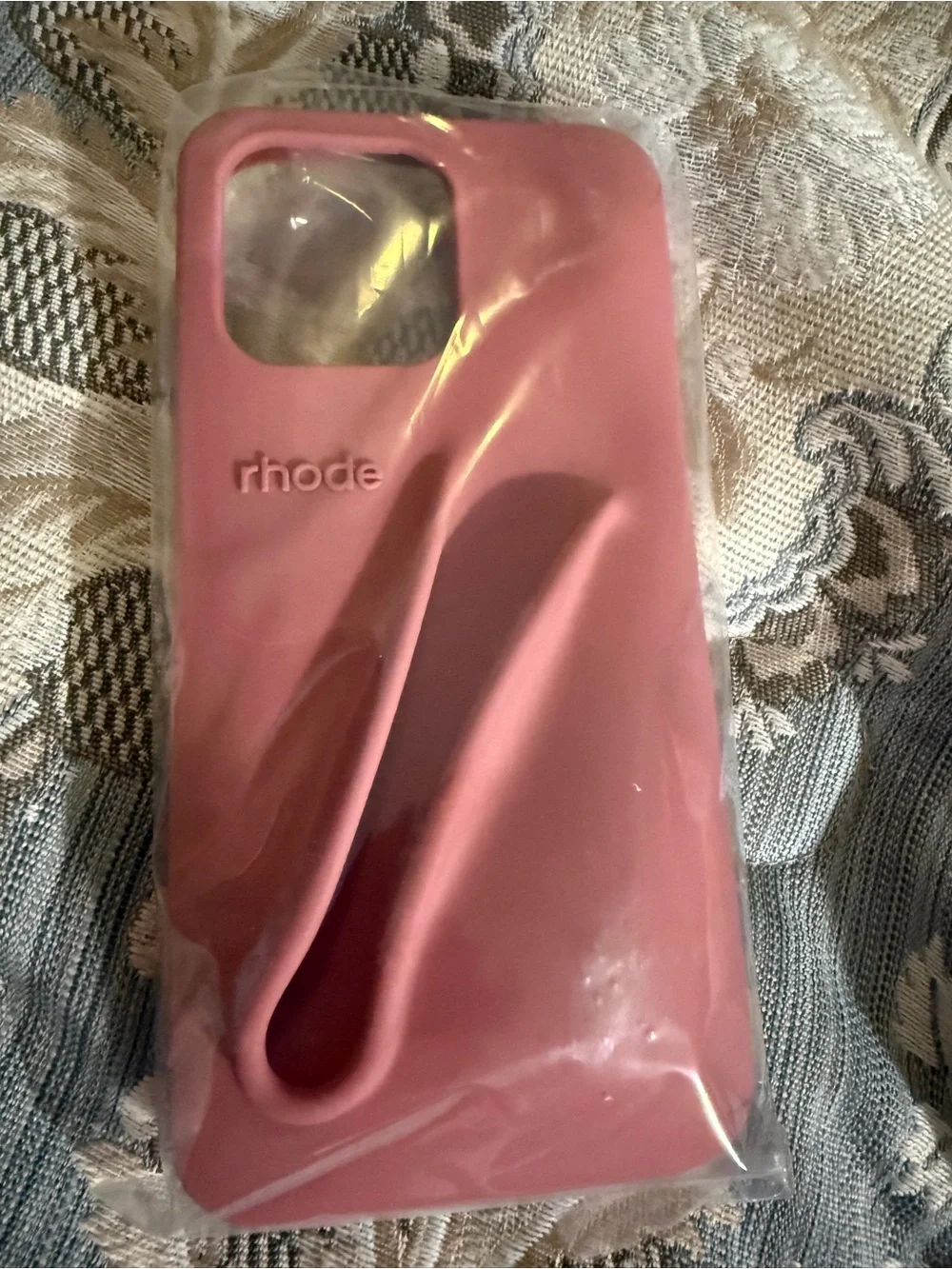 RHODE rose-pink Lip Case Travel Organizer